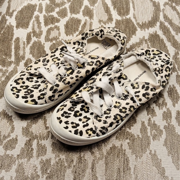 Time and Tru Other - TIME and Tru Cheetah Print Slip on Memory Foam Size 6